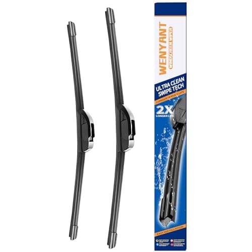 Wenyant 26"+18" compatibles avec les balais d'essuie-glace avant Honda Civic 2016-2020 Accord 2003-2007 pour ma voiture, équipement d'origine automobile...