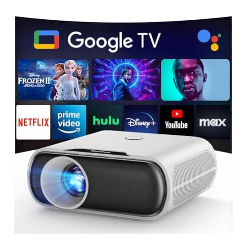 [Applications intégrées/GoogIe TV] Projecteur intelligent 4K pris en charge, mini projecteur Goiaey C26 avec HDR 10, WiFi Cast, GoogIe Voice, portable natif 1080P...