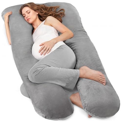 Nuliie Pregnancy Pillow for Sleeping, U Shaped Full Body Pillow Pregnancy Pillows, Maternity Pillow Support for Back, HIPS, Legs for Pregnant...