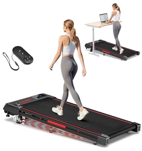 Walking Pad, FOUSAE 3 in 1 Max 6.2 MPH Treadmill for Home with Double Frame 330 LB Weight Capacity, Powerful 2.5 HP Wider Belt Walking Pad with 9%...