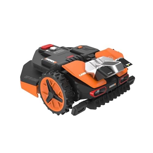 Worx 20V Landroid Vision Robot Lawn Mower, Wire Free Setup Robot Mower, AI Robot Grass Mower HDR Camera Avoids Obstacles, Auto-Schedule, Battery &...