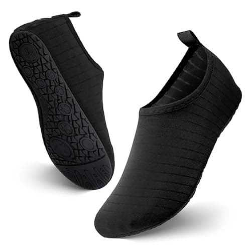 JOTO Water Shoes for Women Men Kids, Barefoot Quick-Dry Aqua Water Socks Slip-on Swim Beach Shoes for Snorkeling Surfing Kayaking Beach Walking Yoga