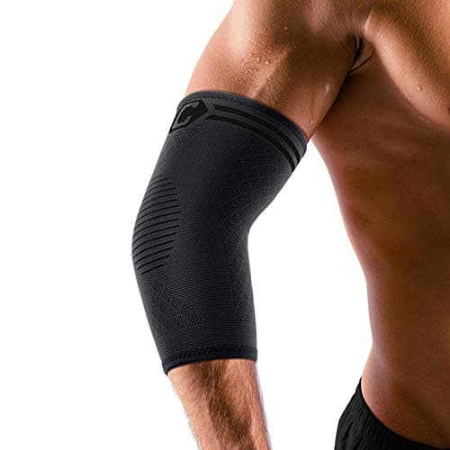 CAMBIVO Coudière 2 Pack, Coudière de Tennis pour Hommes et Femmes, Manchon de Compression de Coude, Support de Coude pour Coude de Golf, Entraînements,...