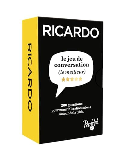 Ricardo - le jeu de Conversation (lemeilleur) - 200 Questions Pour nourrir les Conversations autour de la Table
