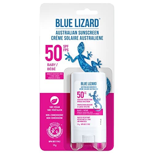 Stick visage minéral entièrement naturel Blue Lizard SPF 50