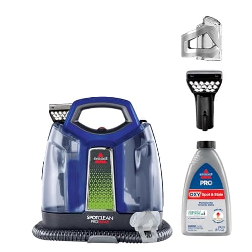 Bissell - Portable Carpet Cleaner - SpotClean ProHeat - For carpet and upholstery - Tough Stain and 3-in-1 Stair Tool and - HydroRinse Self-Cleaning