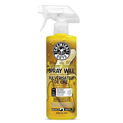 Chemical Guys Blazin' Banana Spray Wax pour la brillance et la protection de la voiture - Formule naturelle de carnauba pour une finition brillante sur la peinture, le chrome, le métal et le verre -...
