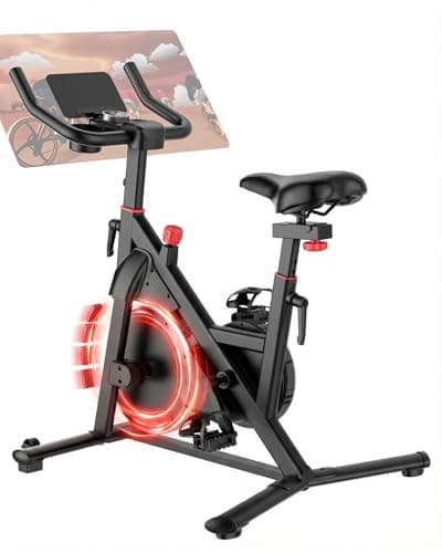 DeerRun Exerciser Bike, Adjustable Magnetic Resistance Indoor Stationary Bike,Fitness Stationary Bike Cycling Bike with Remote Control, Exercise...