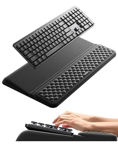 Vaydeer Wrist Rest for Keyboard and Mouse, Computer Ergonomic Wrist Support Pad, Soft Memory Foam Arm Cushion for Desk, Palm Hand Office Laptop...
