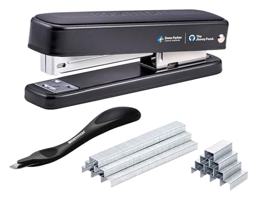Bostitch Titan Heavy Duty Metal Stapler, 50 Sheet Capacity with 1250 Staples and Ergonomic Staple Remover, Jam Free Stapling, Full Strip Stapler...