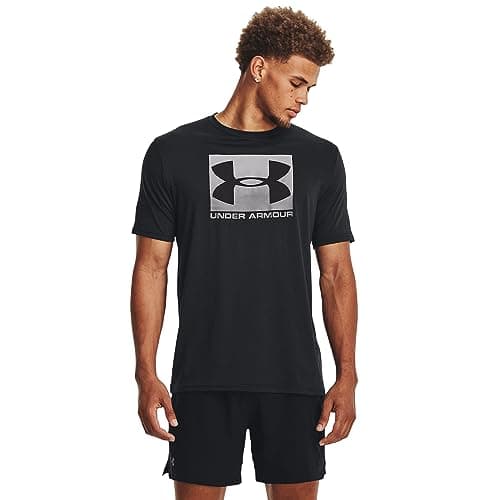 Under Armour Men's Boxed Sportstyle Short-Sleeve T-Shirt, Black (001)/White, 3X-Large