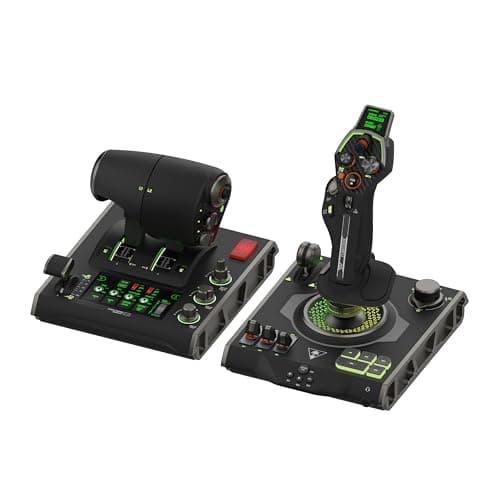 Prix le plus bas en 30 jours | Turtle Beach VelocityOne Flightdeck Système de simulation HOTAS universel Joystick et accélérateur pour...