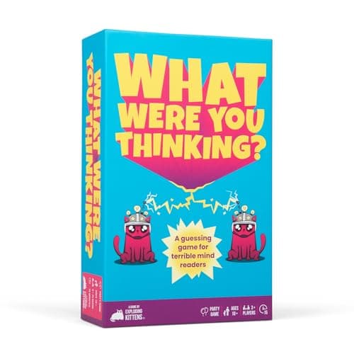 Exploding Kittens What were You Thinking? A Hilarious Guessing Board Game - Party Game for Ages 10 and up - Great for Adults, Teens, and Kids - 3...