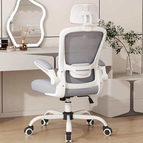 ⭐ 15% en dessous de la moyenne | Chaise de bureau Mimoglad, chaise de bureau confortable - Chaise d'ordinateur ergonomique à dossier haut avec lombaire réglable...