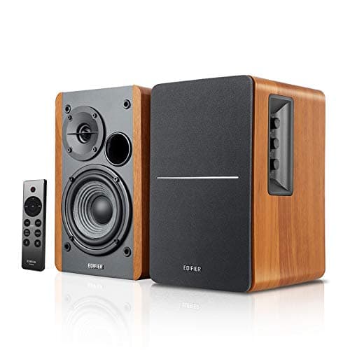 Edifier R1280DBs Active Bluetooth Bookshelf Speakers - Optical Input - 2.0 Wireless Studio Monitor Speaker - 42W RMS with Subwoofer Line Out - Wood...