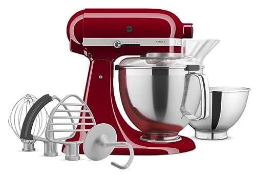 Batteur sur socle à tête inclinable série Artisan® avec pack d'accessoires haut de gamme KSM195PSER