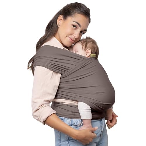 Boba Baby Wrap Carrier – Original Baby Sling Carrier for Newborns (7–35 lbs), Soft, Secure, Hands-Free & Ergonomic, Ideal for Comfortable Bonding,...