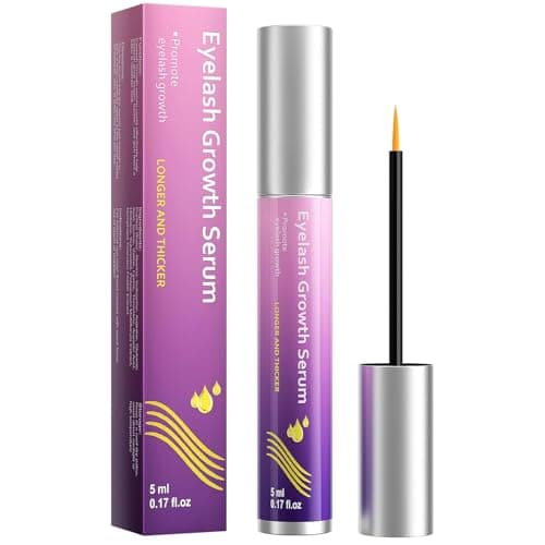 Lash Serum for Growth, Premium Eyelash Enhancer Care for Longer Thicker & Fuller, Gentle Formula Safe for Sensitive Eyes Non-Irritating Daily Use...