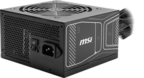 MSI MAG A850GN PCIE5, alimentation de jeu compacte non modulaire 850 W, 80+ Gold, câble 12 V-2x6, compatible ATX3.1 et PCIE 5.1, garantie 5 ans