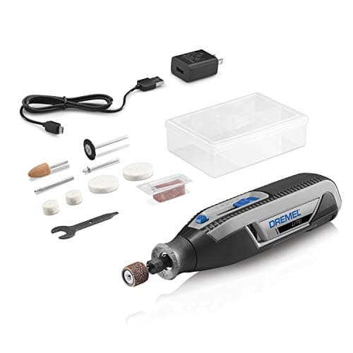 Dremel Lite 7760 N/10 4V Li-Ion Cordless Rotary Tool Variable Speed Multi-Purpose Rotary Tool Kit, USB Charging, Easy Accessory Changes - Perfect...