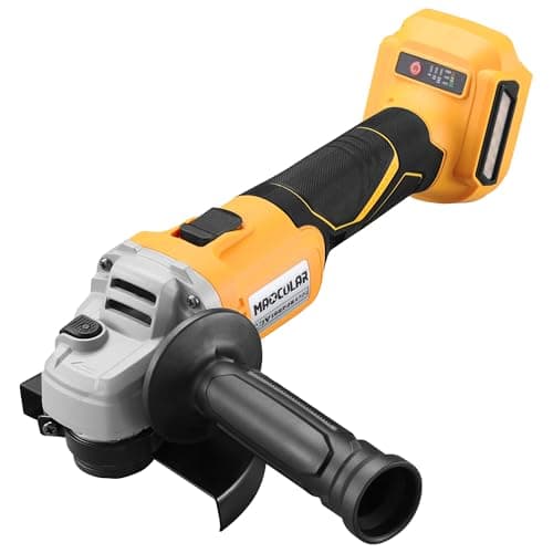 Meuleuse d'angle MAXCULAR sans fil compatible avec Makita, moteur électrique sans balais de 8 500 tr/min, 4-1/2 pouces à 5 pouces, outil de meuleuse électrique à 3 vitesses variables...