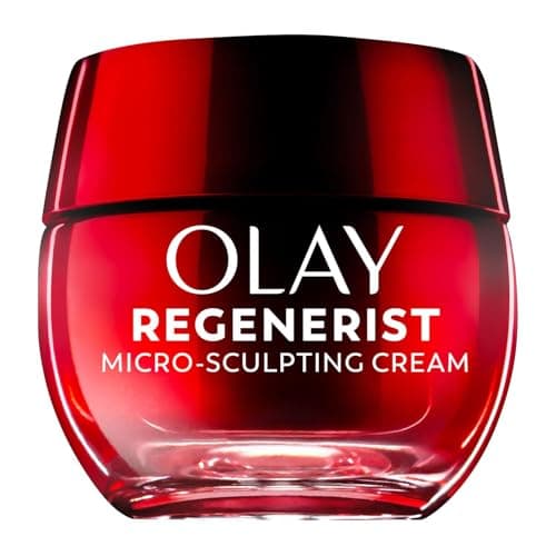 Hydratant pour le visage Olay, crème pour le visage micro-sculptante Regenerist pour femme - Hydratation instantanée, anti-âge, anti-rides, soin de la peau raffermissant -...