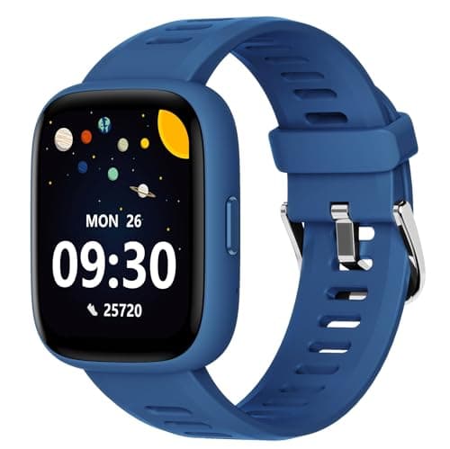 BIGGERFIVE Smart Watch for Kids, 1.8" Fitness Tracker Watch Pedometer, Heart Rate, IP68 Waterproof, Sleep Monitor, Calorie Step Counter, 5 Puzzle...