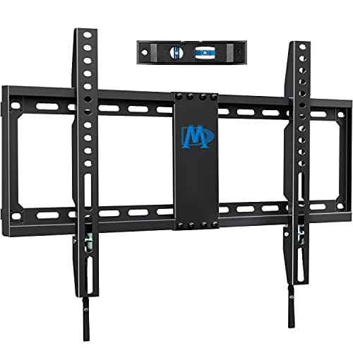 Mounting Dream Support TV fixe à profil bas pour la plupart des téléviseurs de 42 à 84 pouces Le support mural pour téléviseur à profil bas s'adapte aux goujons en bois de 16", 18" et 24" jusqu'à VESA 600 x 400 mm...
