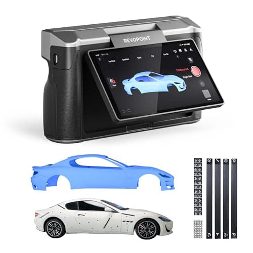 Revopoint MIRACO Plus 3D Scanner for 3D Printing Handheld, 3D Printer Scanner with Photogrammetry, Up to 0.02mm Precision, Full-Color Scan for...