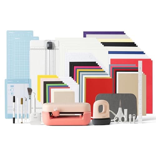 Cricut Joy™ 2 + Ultimate Bundle, Corail - Machine de découpe ultra-compacte - Parfaite pour créer des cartes, des autocollants, des étiquettes, des décalcomanies et plus encore - Portable -...