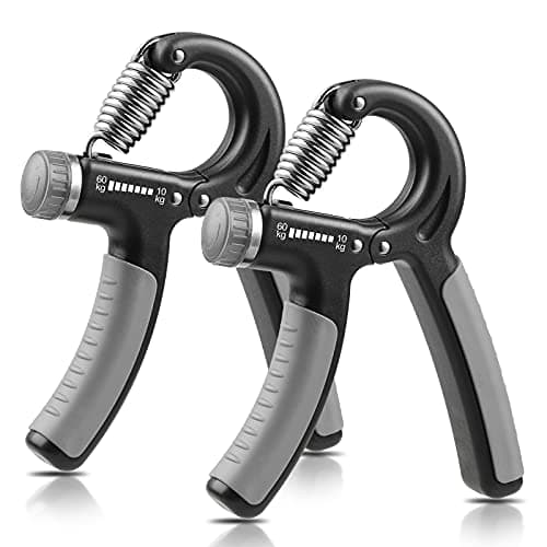 NIYIKOW 2 Pack Hand Grip Strengthener, Grip Strength Trainer, Adjustable Resistance 22-132Lbs (10-60kg), Forearm Strengthener, Perfect for...