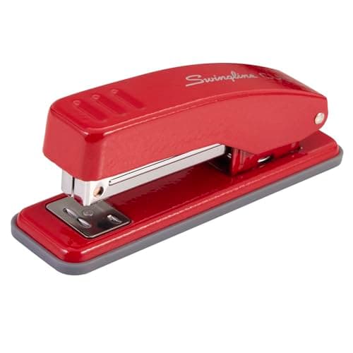 Agrafeuse Swingline, agrafeuse de bureau compacte Cub, capacité de 20 feuilles, métal, rouge Rio (S701070)