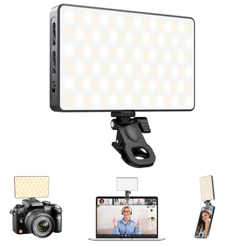 Selfie Light Ring Light for Phone: 90 LED Rechargeable iPhone Fill Lights, Ring Light for Camera Picture, Makeup Photo, Video Conferences, Laptop...