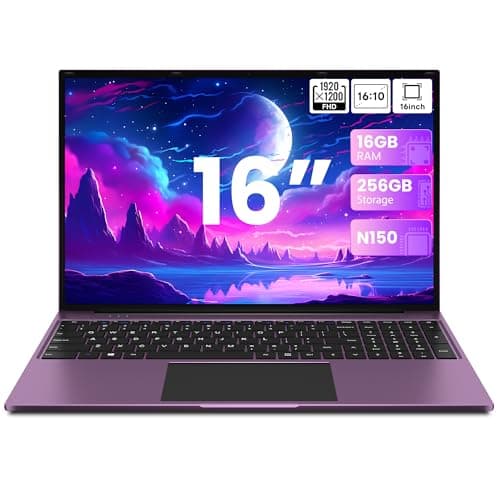 Jumper 16 Inch Laptop, 12th Generation Processor, 1200P IPS Display, 1-Year Office 365, 16GB RAM, 256GB Storage, Windows 11 Computer, Turbo Boost...
