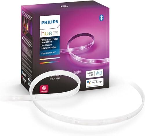 Philips Hue White and Color Ambiance Lightstrip Base Kit with Bluetooth