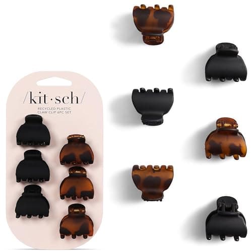 Kitsch Mini pinces à cheveux pour femme – Petites pinces à cheveux élégantes pour enfants | Reste en place sans tirer ni accrocher | D...