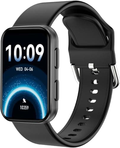 Tracker d'activité MorePro Health avec moniteur d'oxygène sanguin et fréquence cardiaque et pression artérielle 24h/24 et 7j/7, moniteur de sommeil, plus de 120 modes sportifs étanches...
