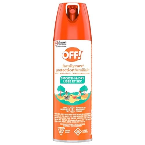 DÉSACTIVÉ! Spray anti-insectes et moustiques FamilyCare avec formule Power Dry, 15 % DEET, protection longue durée contre les insectes pour le camping et l'extérieur, 113 g...