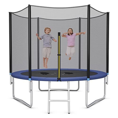 Giantex Trampoline, ASTM Approved 8 10 12 14 15 16Ft Trampoline for Adults Kids, Wear-Resistant Outdoor Large Recreational Trampoline w/Enclosure,...