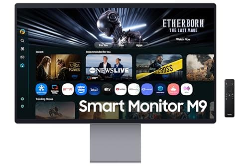SAMSUNG 32-Inch 4K QD-OLED M9 Series Computer Monitor with 165 Hz, 0.03 ms Response time, Smart TV Apps, 4k Built-in Camera, Samsung Vison AI...