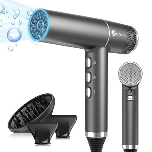 Sèche-cheveux Slopehill avec moteur sans balais unique | Diagnostic intelligent des défauts | Microfiltre innovant | Oxy Actif...