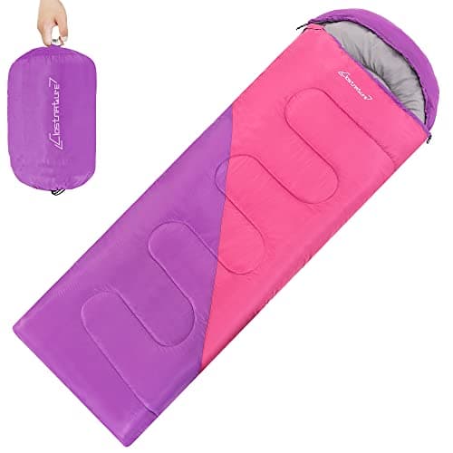 Sac de couchage Clostnature pour adultes et enfants - Sac de couchage de camping léger pour filles, garçons, jeunes, ultraléger B...