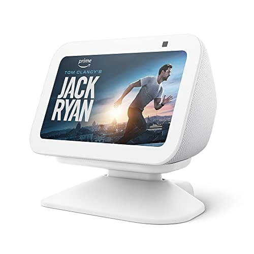 Support réglable Echo Show 5 (3e génération) avec port de chargement USB-C | Glacier