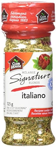 Club House, herbes et épices naturelles de qualité, mélange signature, Italiano, 123 g