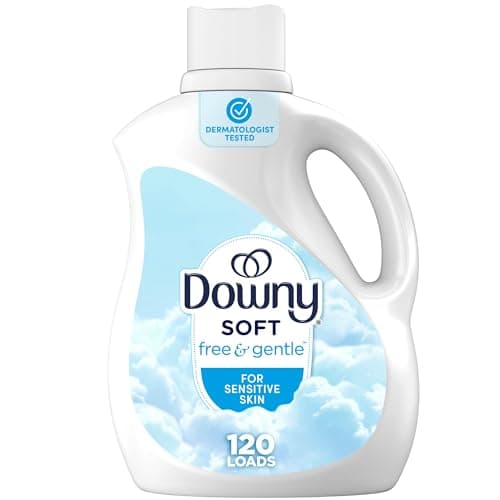 Adoucissant liquide doux et sans duvet, après-shampoing hypoallergénique pour tissus sensibles, doux pour les peaux sensibles, 2,63 L, 120 brassées