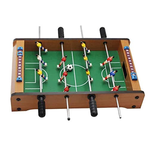 Table de baby-foot, jeu de table de football de 13,5 pouces, mini-table de football, jeu éducatif de gardien de score à domicile pour enfants et adultes, table...