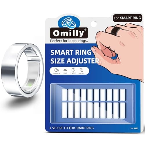 Ajusteur de taille de bague intelligent - Ajustement invisible pour Oura Ring Gen 4/3, Samsung Galaxy Ring, Ultra Human Ring AIR, RingConn 2/1, Amazfit Helio - Bague lâche...