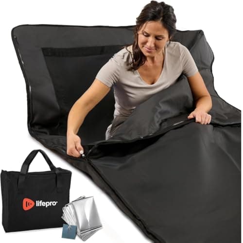 Lifepro RejuvaWrap Infrared Sauna Blanket –Heated Blanket for Relaxation, Portable Sauna Suit Wrap – Spa-Like Experience at Home with 9 Heat Levels...