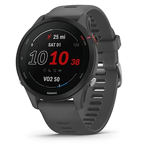 Garmin Forerunner® 255, montre intelligente de course GPS, informations avancées, batterie longue durée, gris ardoise