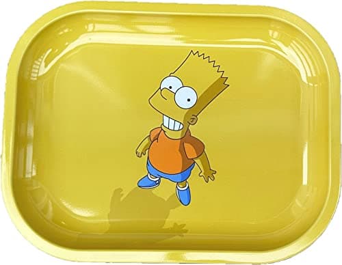 Yellow BART Simpson Rolling Tray